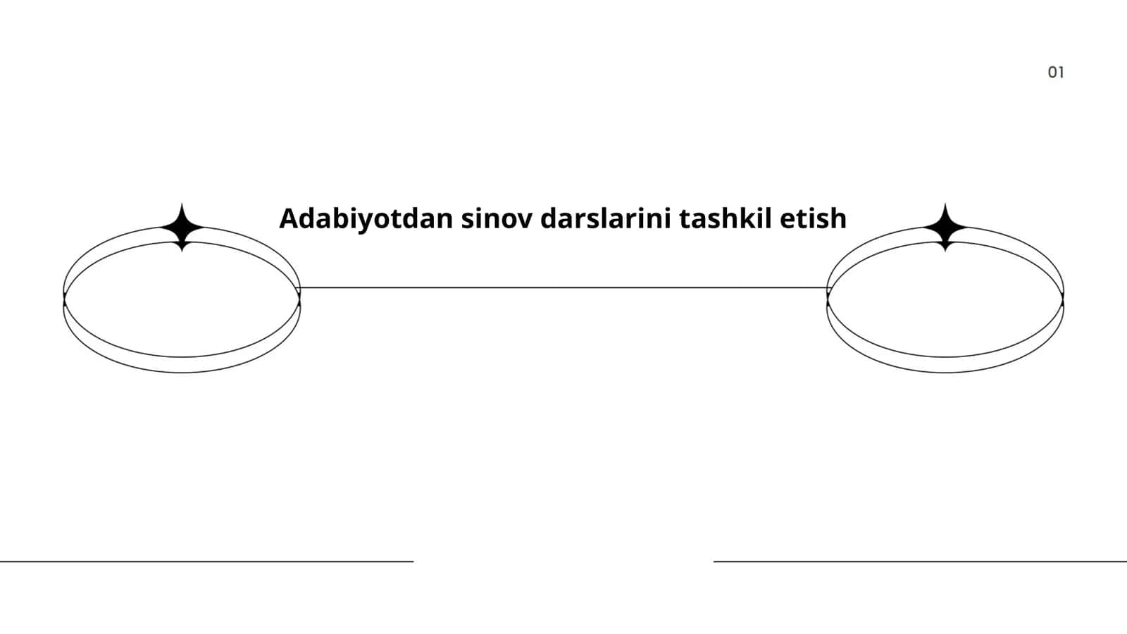 Adabiyotdan sinov darslarini tashkil etish