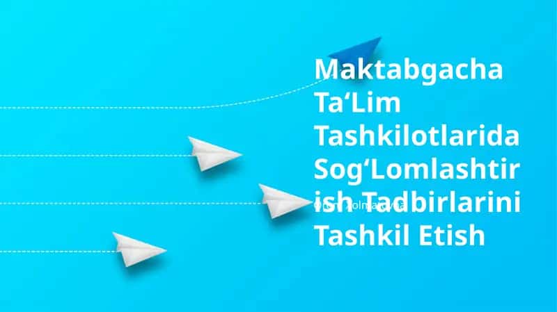 Sog‘lomlashtirish Tadbirlarini Tashkil Etish
