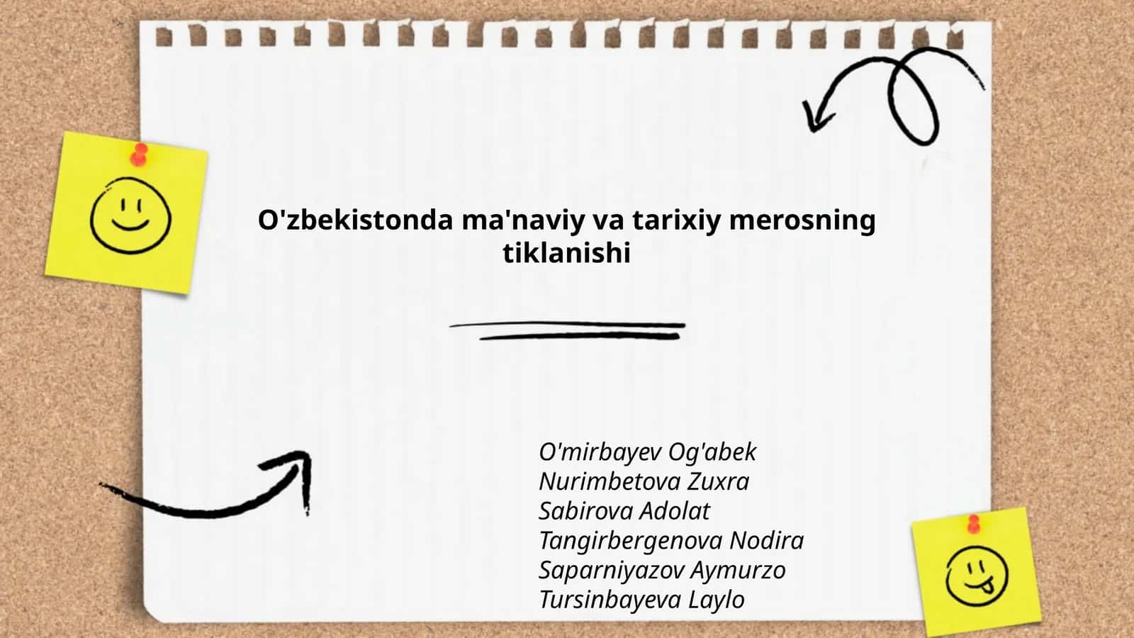 O'zbekistonda ma'naviy va tarixiy merosning tiklanishi