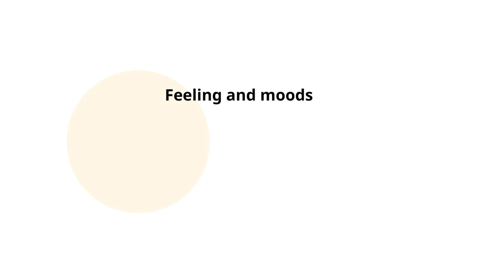 Feeling and moods