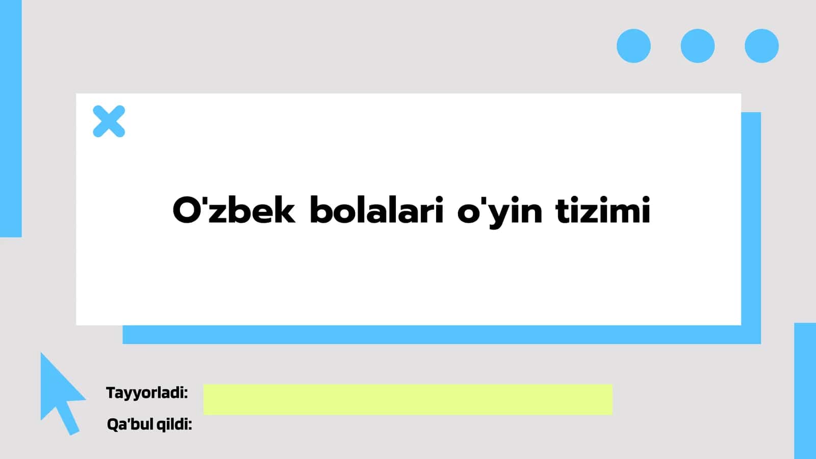 O'zbekbolalario'yintizimi