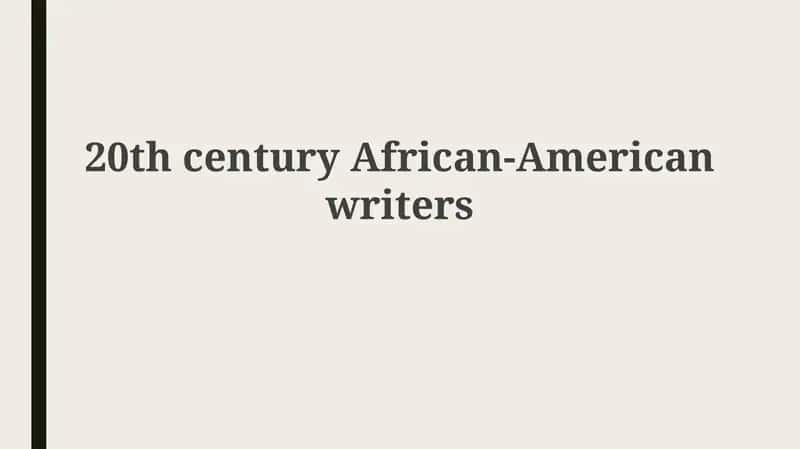 W.E.B. Du Bois's "The Souls of Black Folk"