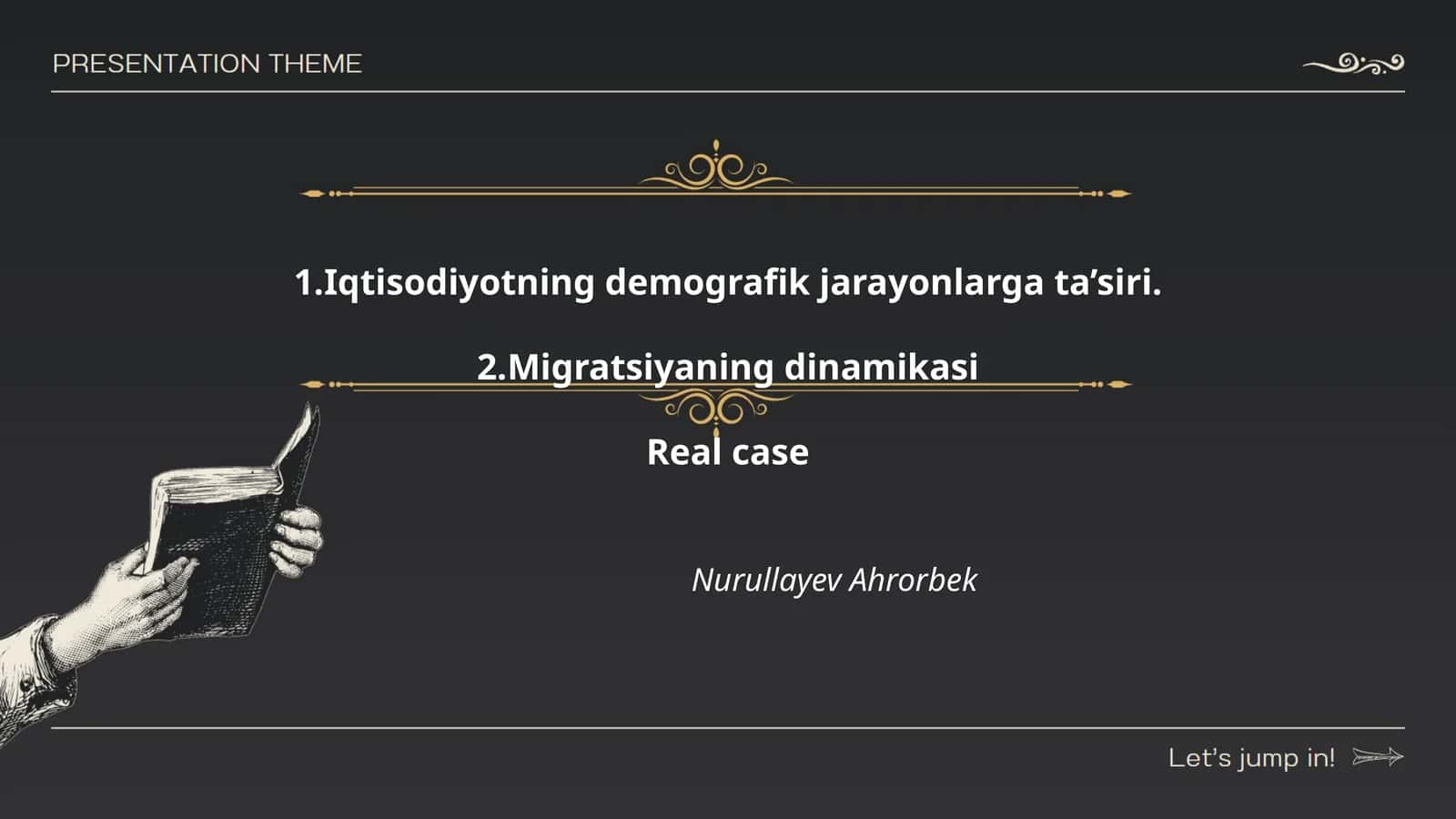 Iqtisodiyotning demografik jarayonlarga ta’siri