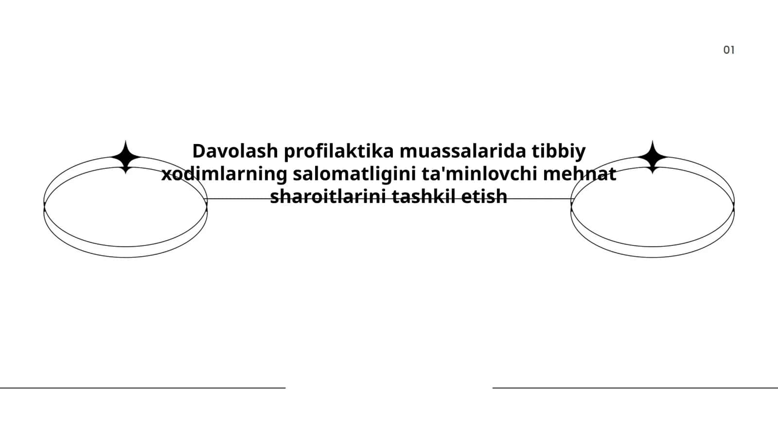 Davolash profilaktika muassasalarida tibbiy xodimlarning salomatligini ta'minlovchi mehnat sharoitlarini tashkil etish
