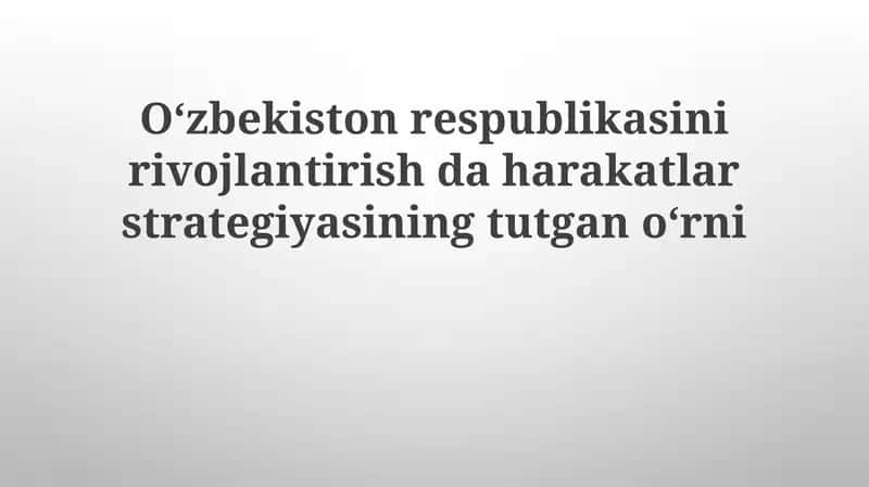 Taraqqiyot Strategiyasi