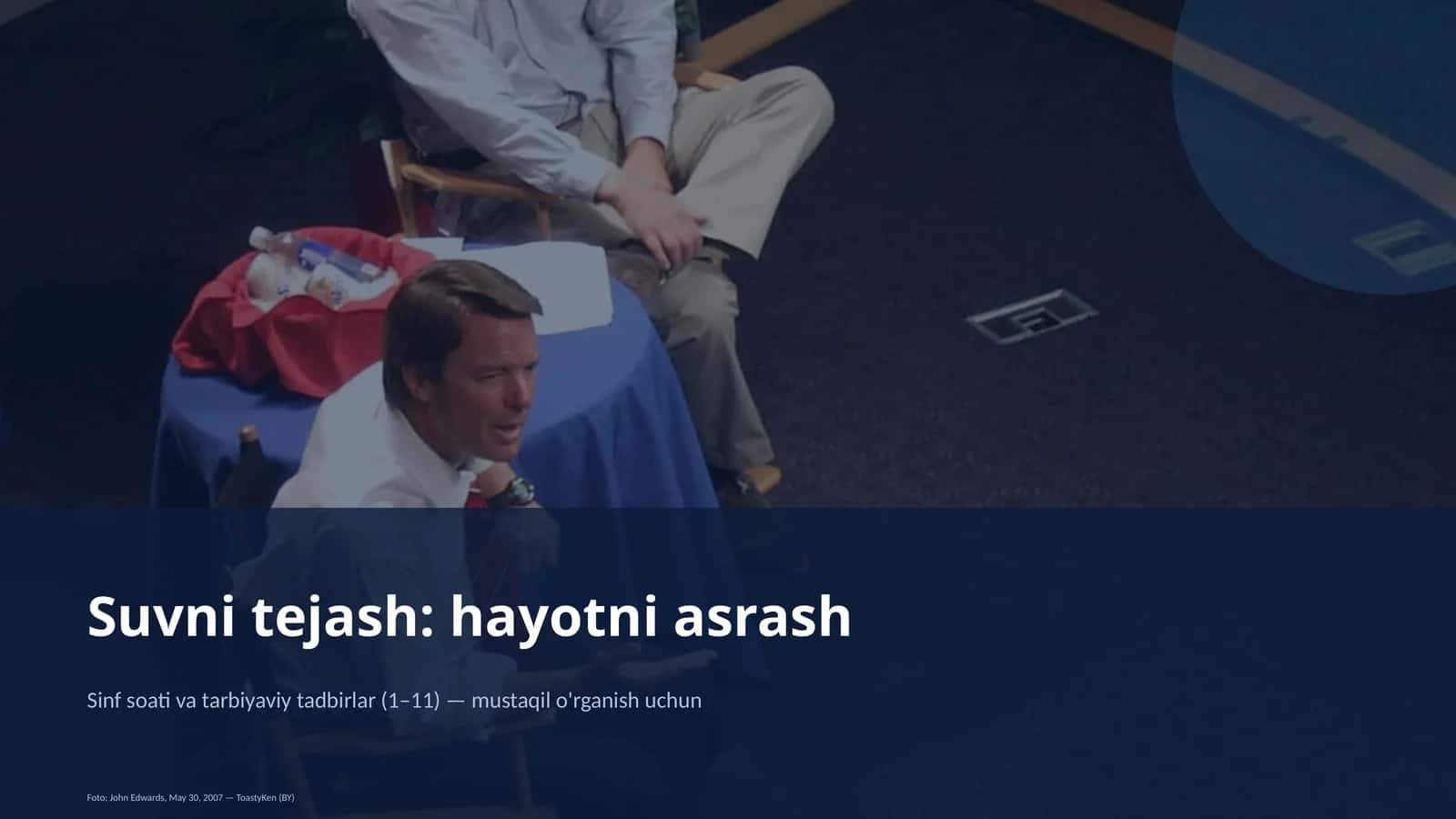 Suvni tejash: hayotni asrash