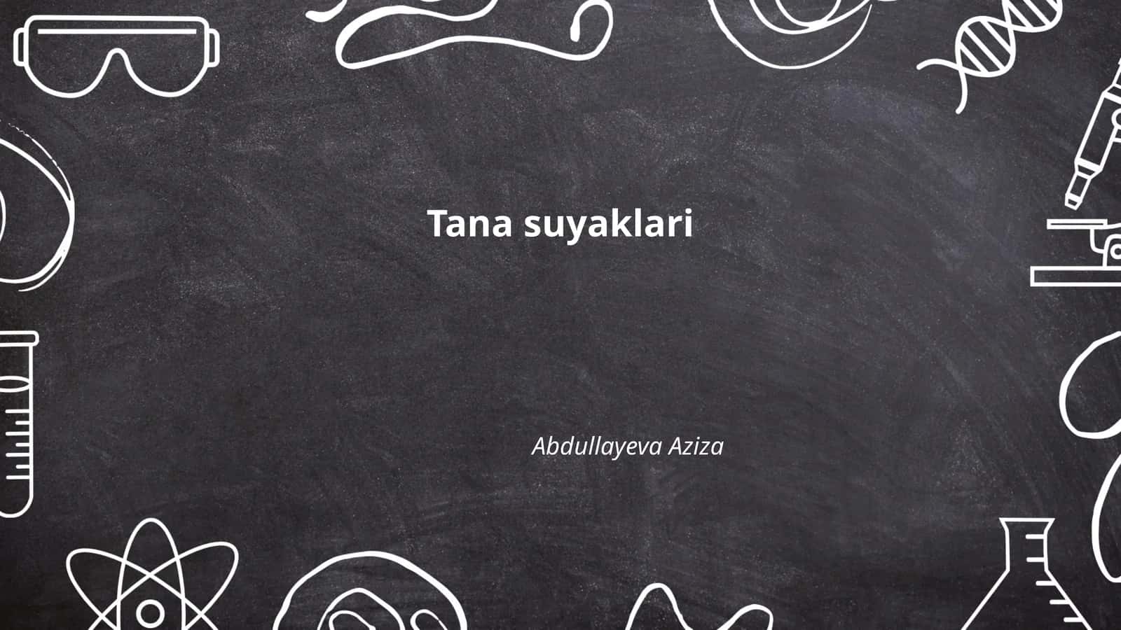Tana suyaklari