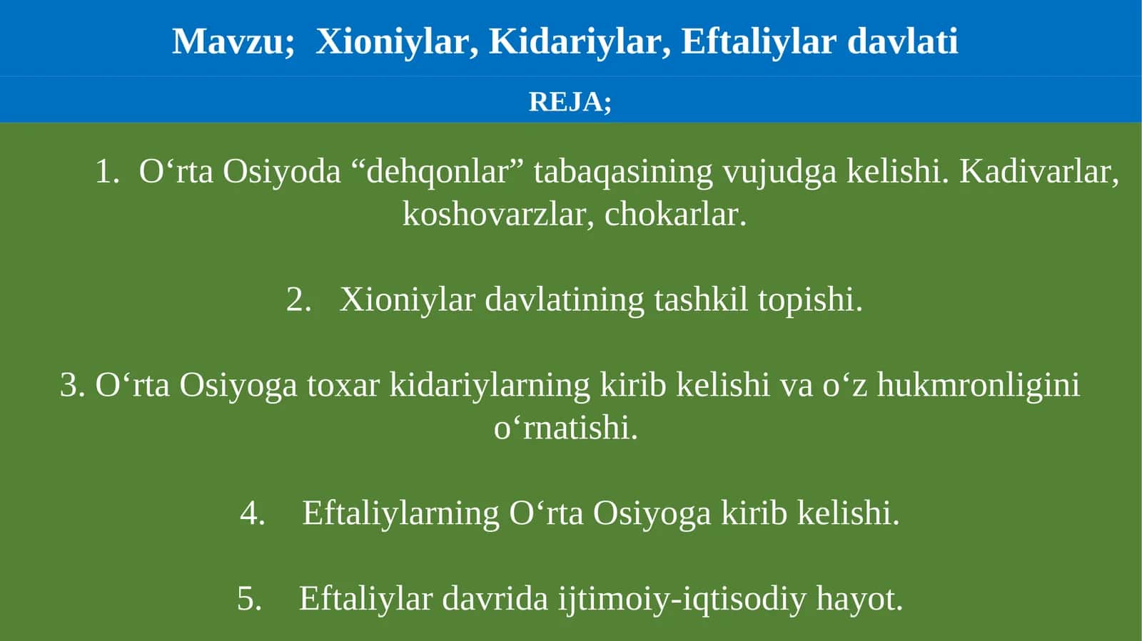 Xioniylar, Kidariylar, Eftaliylar davlati