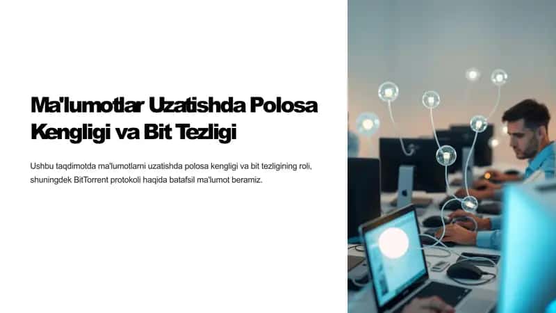 Maʼlumotlar uzatishda polosa kengligi va bit tezligi