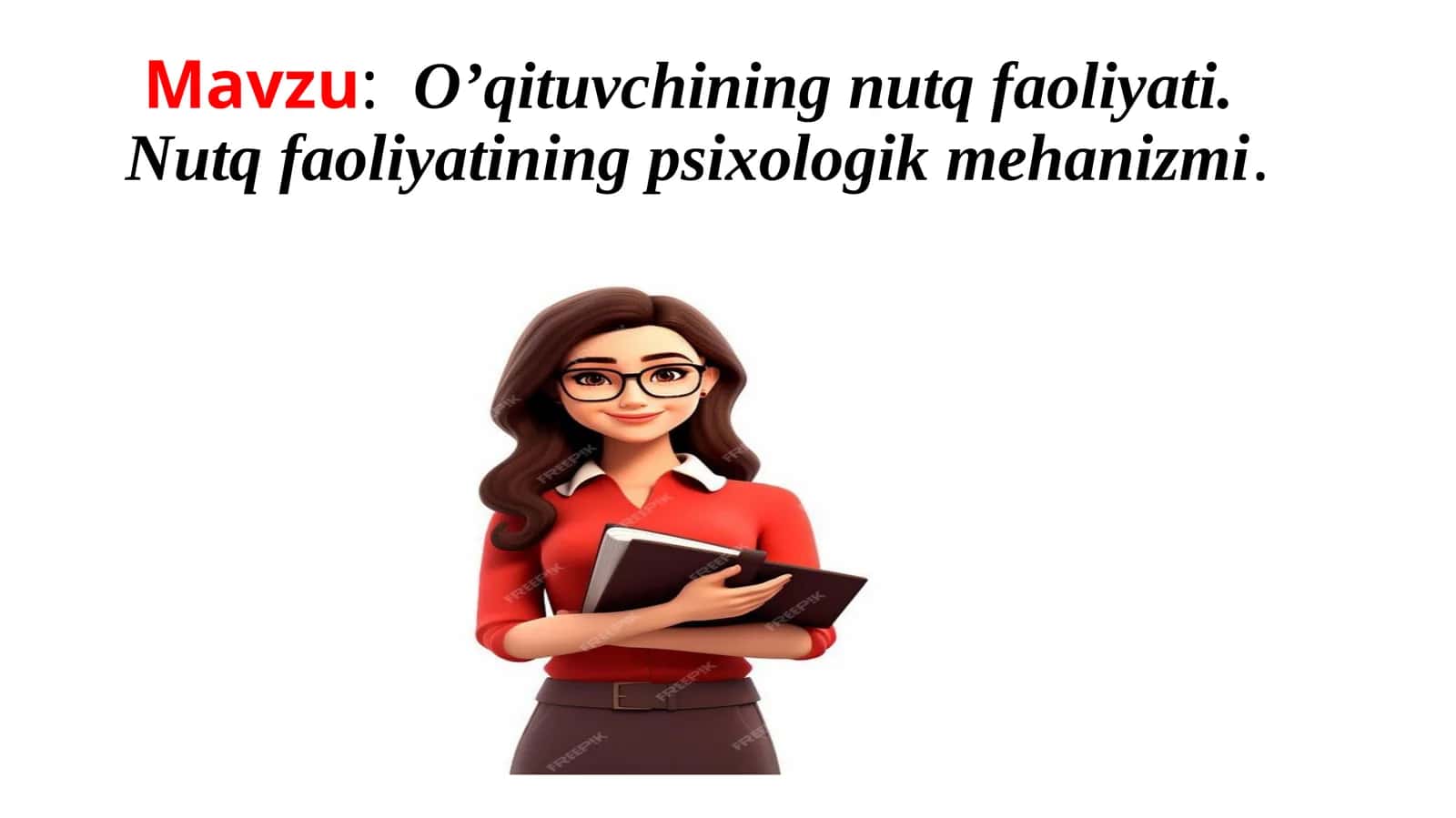 Nutq faoliyatining psixologik mehanizmi