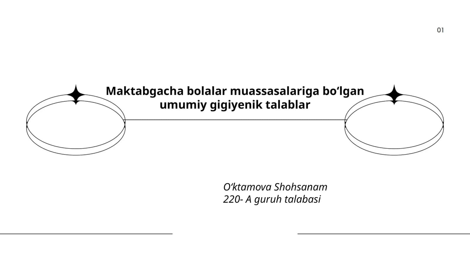 Maktabgacha bolalar muassasalariga bo‘lgan umumiy gigiyenik talablar