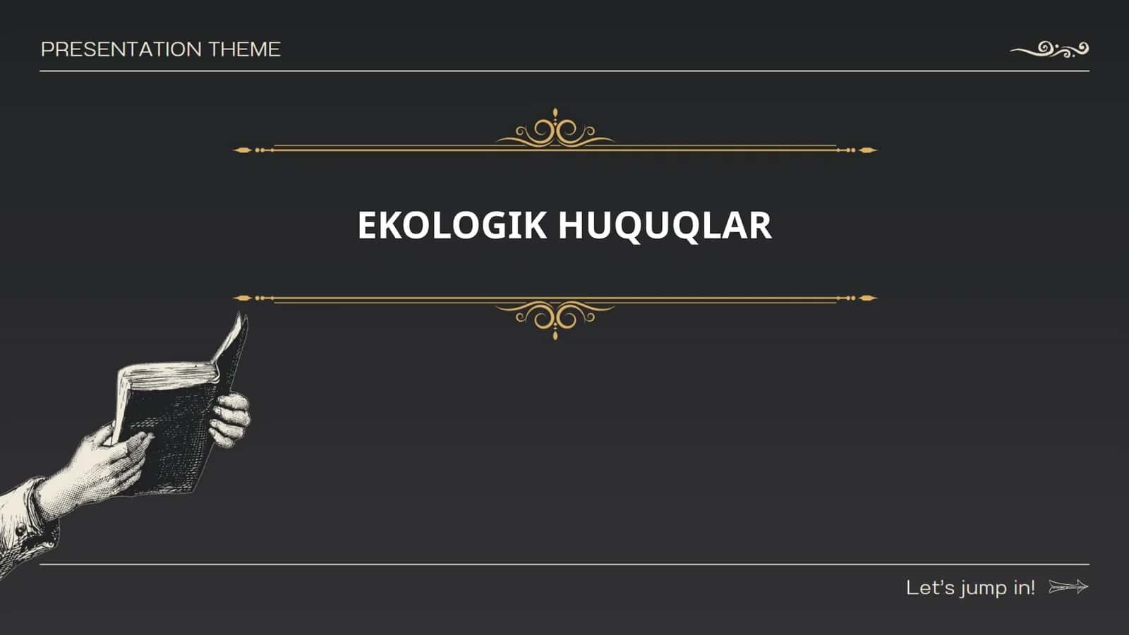Ekologik huquqlar: tushuncha va tamoyillar