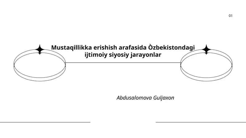 Mustaqillikka erishish arafasida Òzbekistondagi ijtimoiy siyosiy jarayonlar
