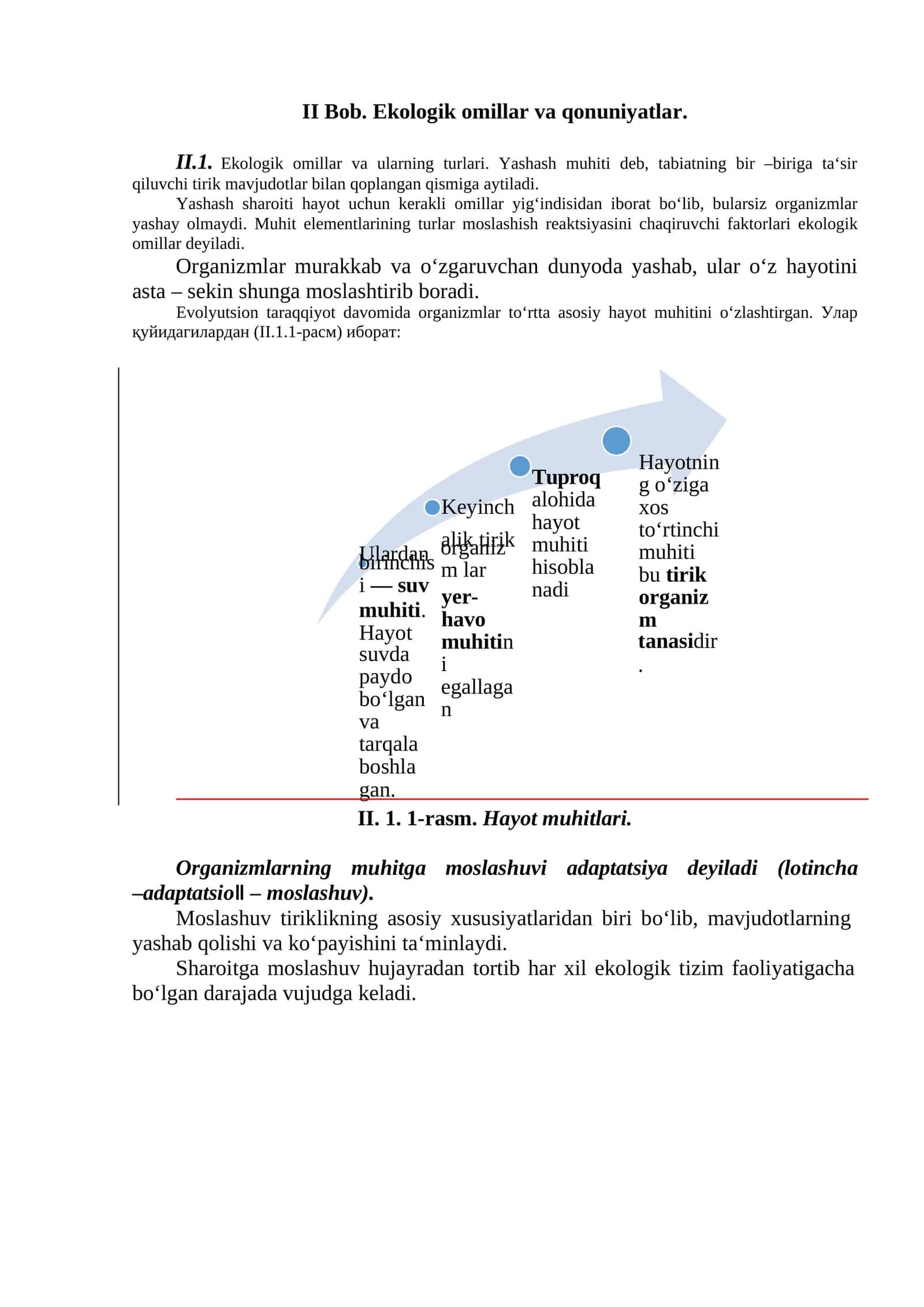 Ekologik omillar va qonuniyatlar