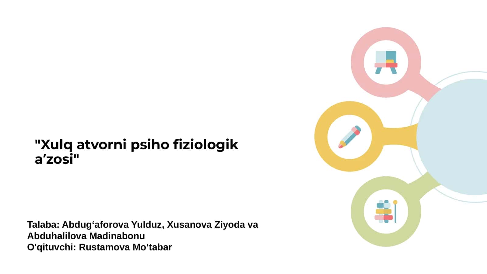 Xulq atvorni psiho fiziologik aʼzosi