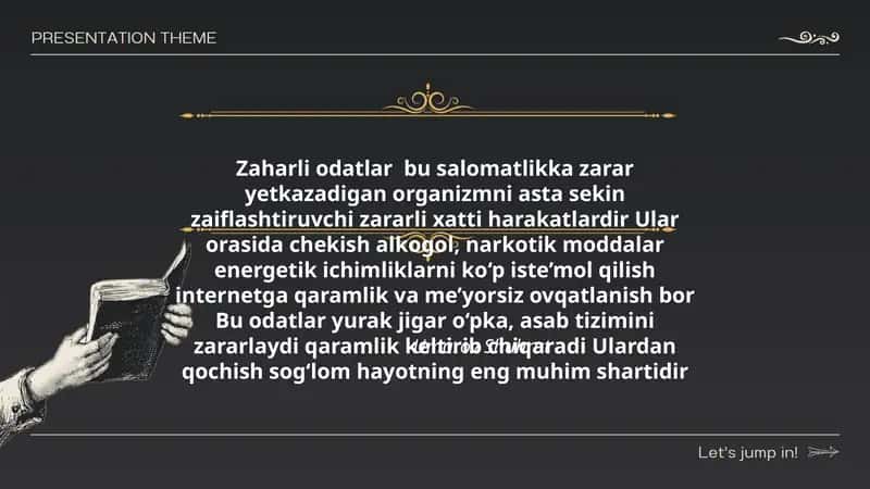 Zaharli odatlar