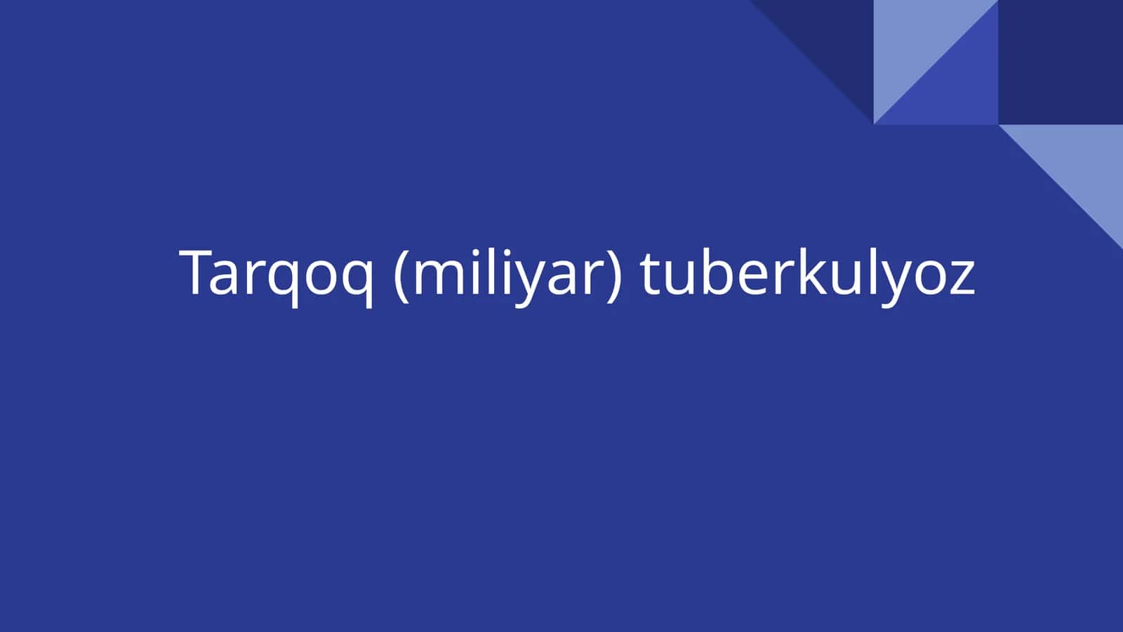 Tarqoq (miliyar) tuberkulyoz