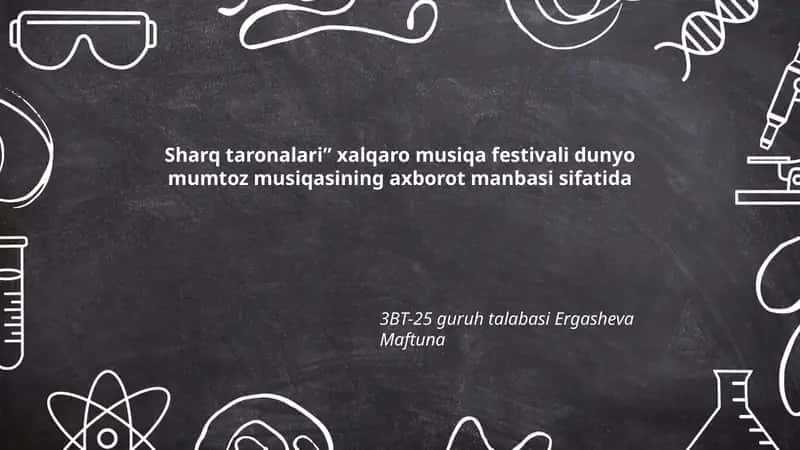 Sharq taronalari” xalqaro musiqa festivali