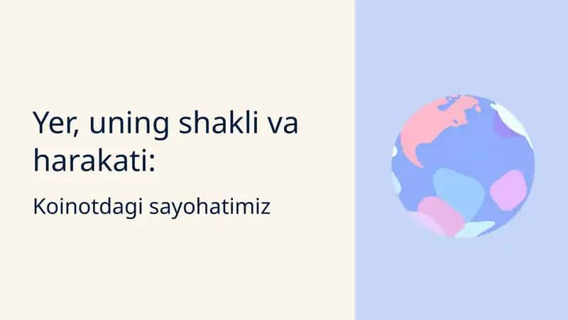 Yerning shakli va harakati
