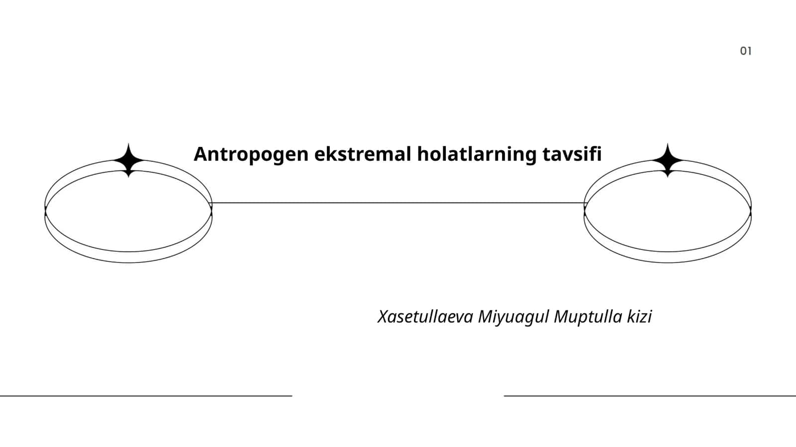 Antropogen ekstremal holatlarning tavsifi