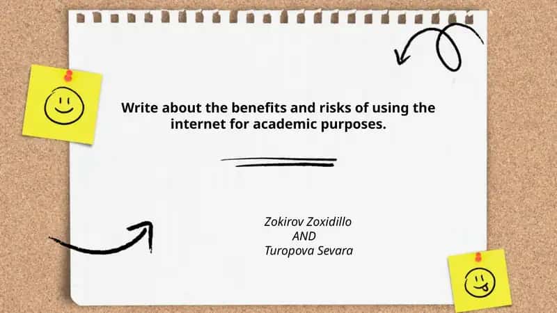 Benefits and Risks of Using the Internet for Academic Purposes