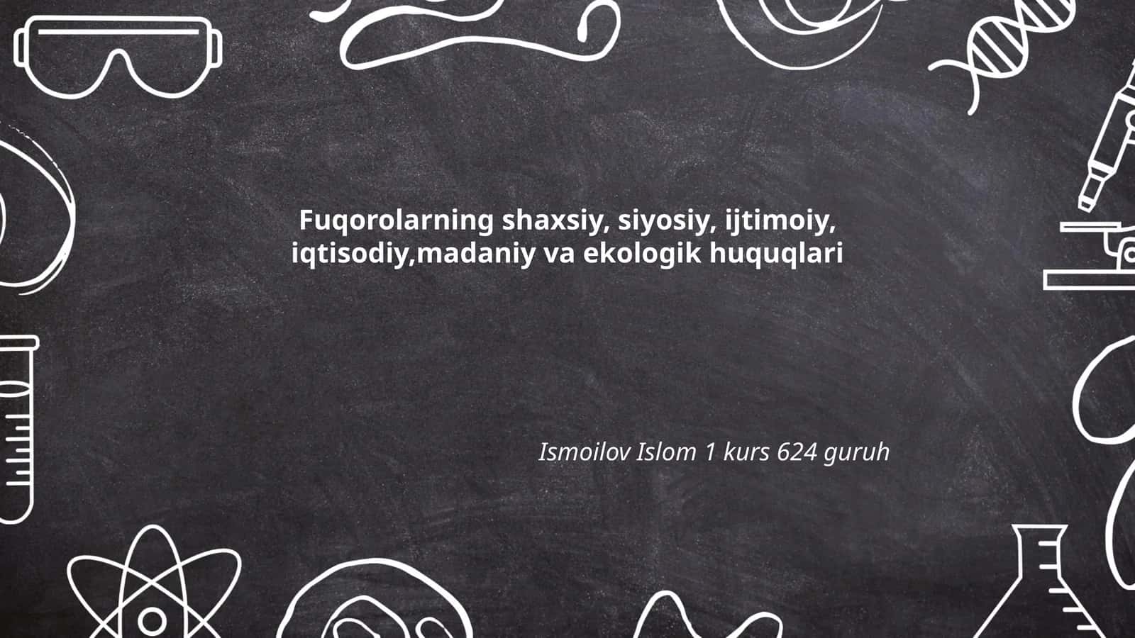 Fuqorolarning shaxsiy erkinliklari