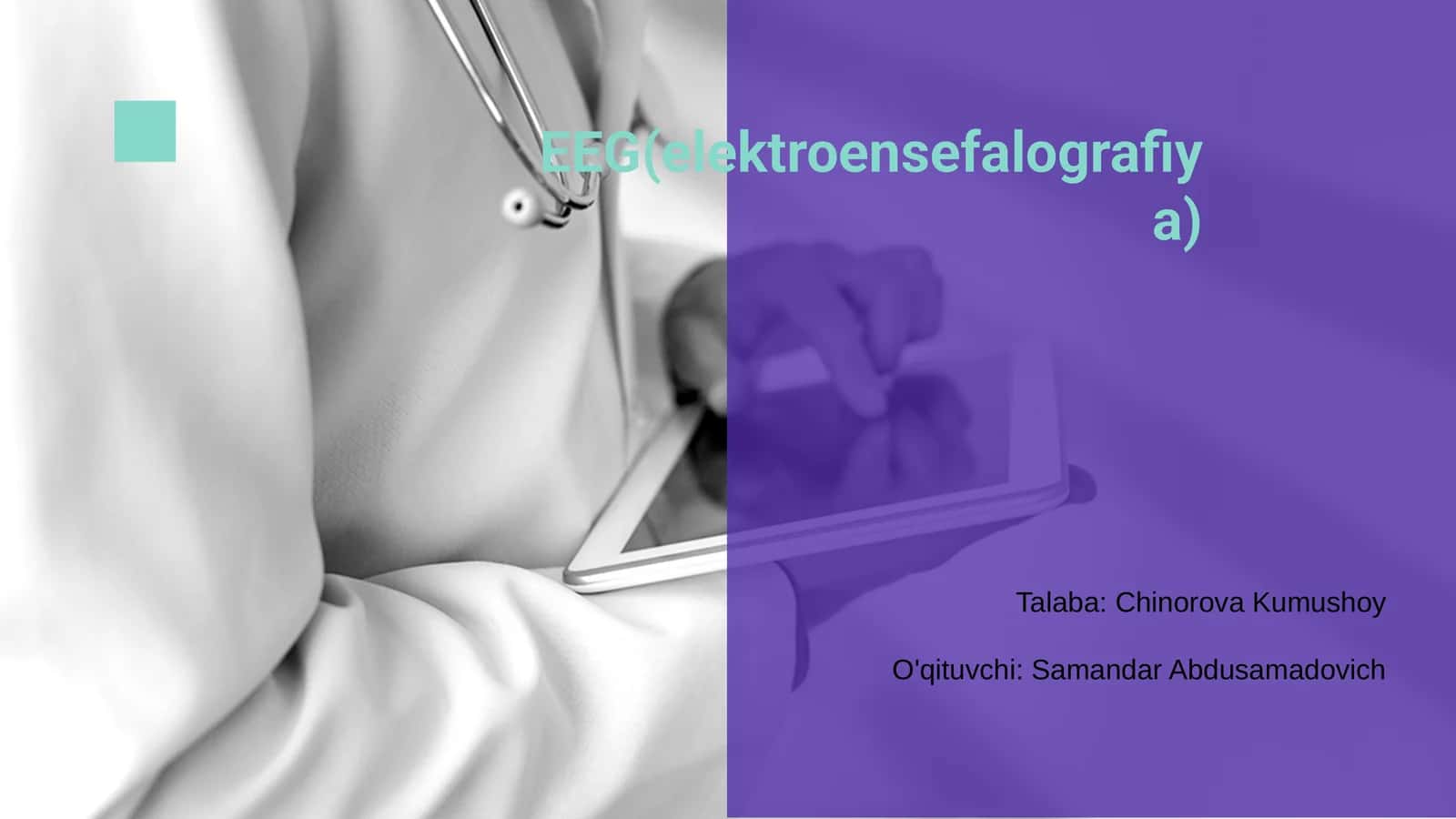 EEG(elektroensefalografiya)