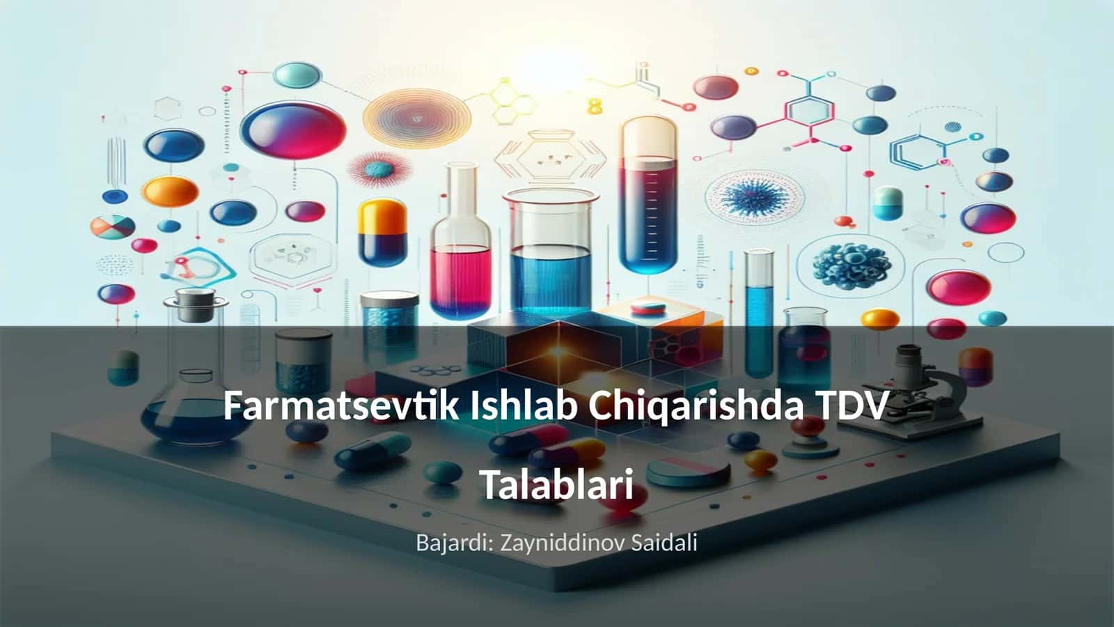Farmatsevtik Ishlab Chiqarishda TDV Talablari