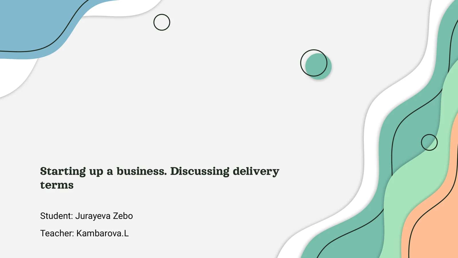 Delivery Terms in Starting a Business