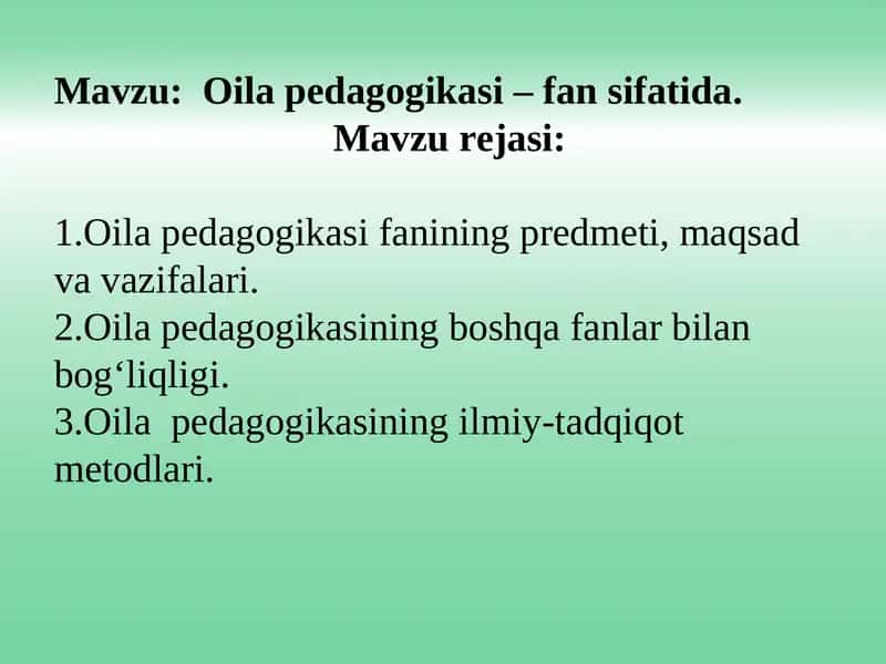Oilaping pedagogikasi