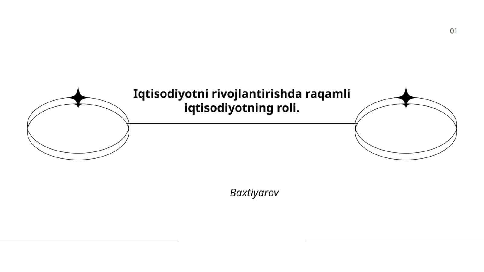 Iqtisodiyotni rivojlantirishda raqamli iqtisodiyotning roli