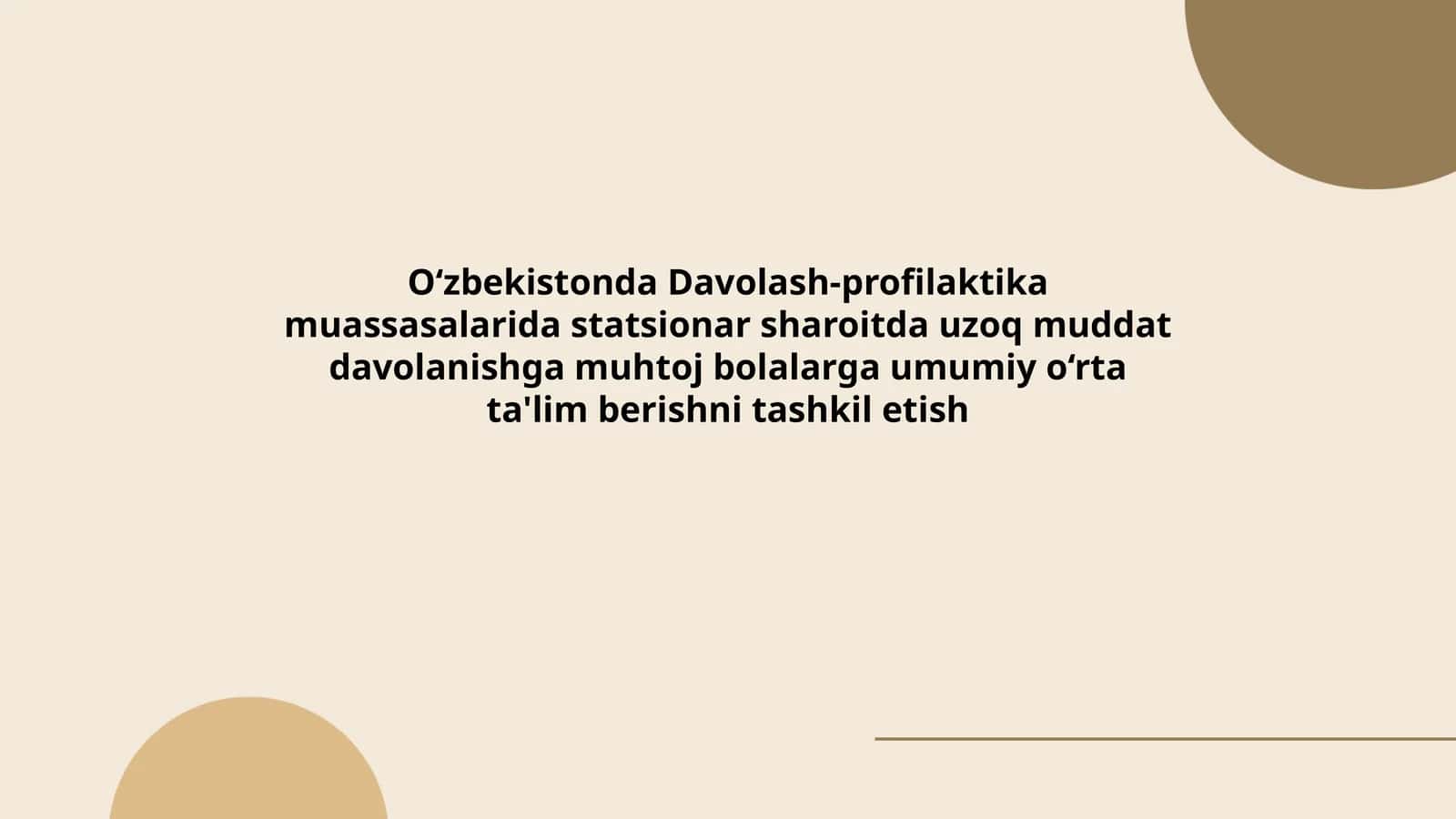 Uzluksiz ta'lim dasturi yaratish