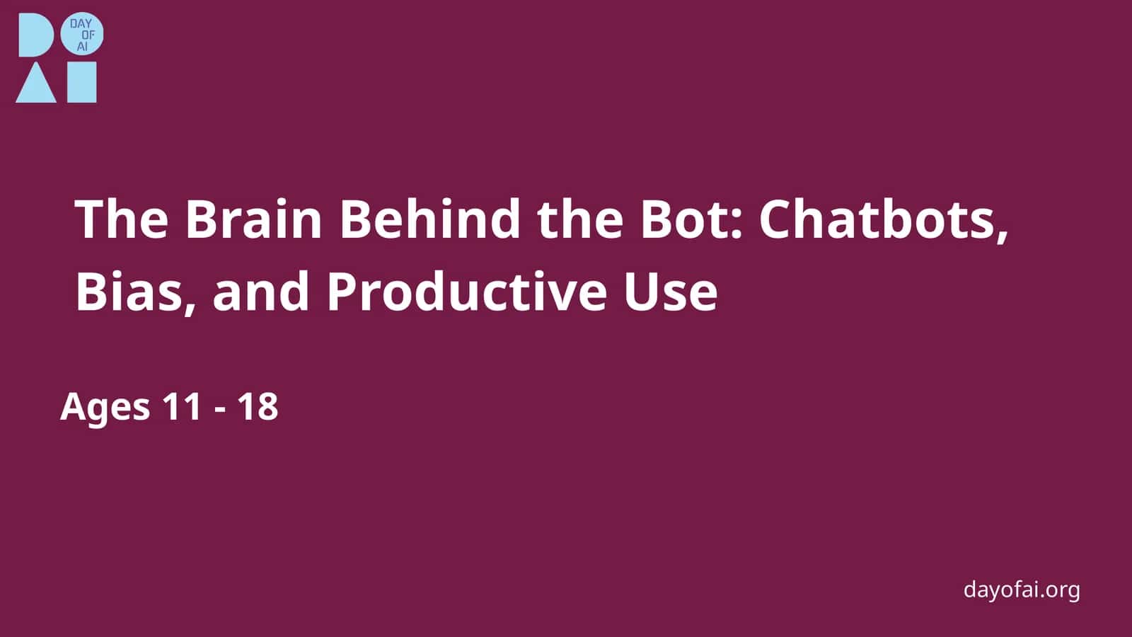 The Brain Behind the Bot: Chatbots, Bias, and Productive Use