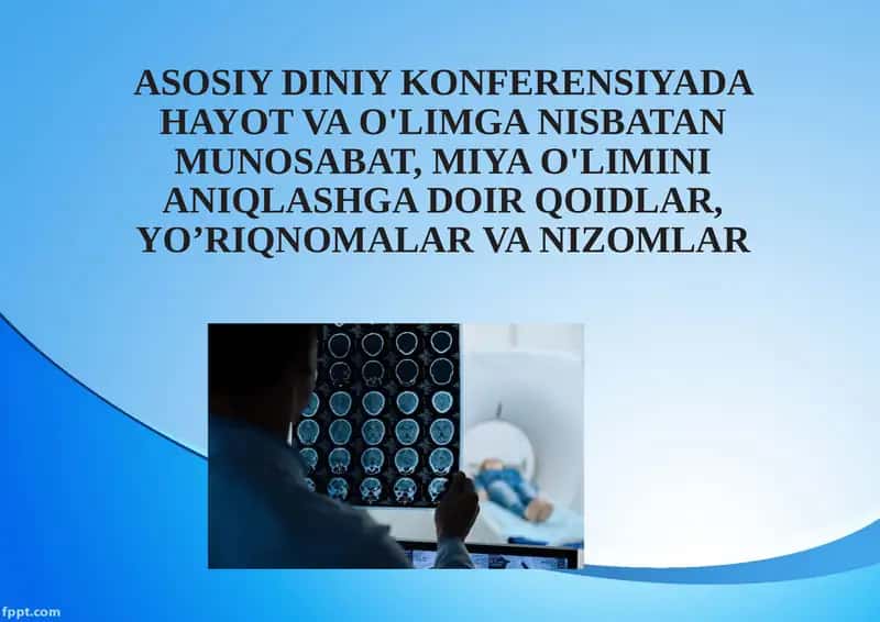 ASOSIY DINIY KONFERENSIYA