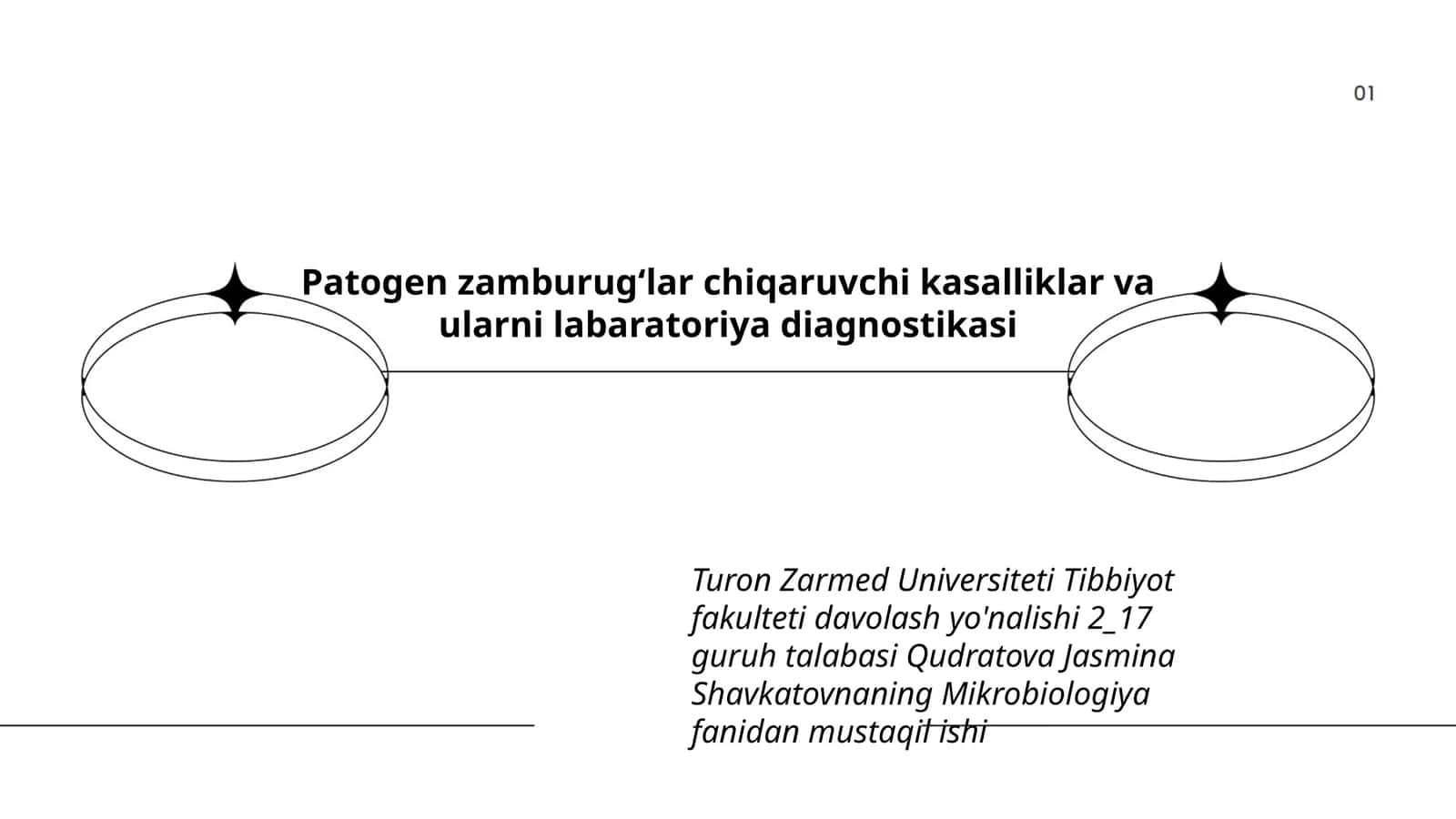 Patogen zamburugʻlar chiqaruvchi kasalliklar va ularni labaratoriya diagnostikasi
