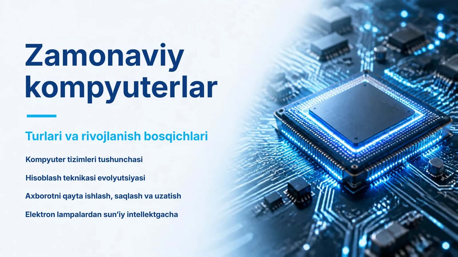 Zamonaviy kompyuterlar