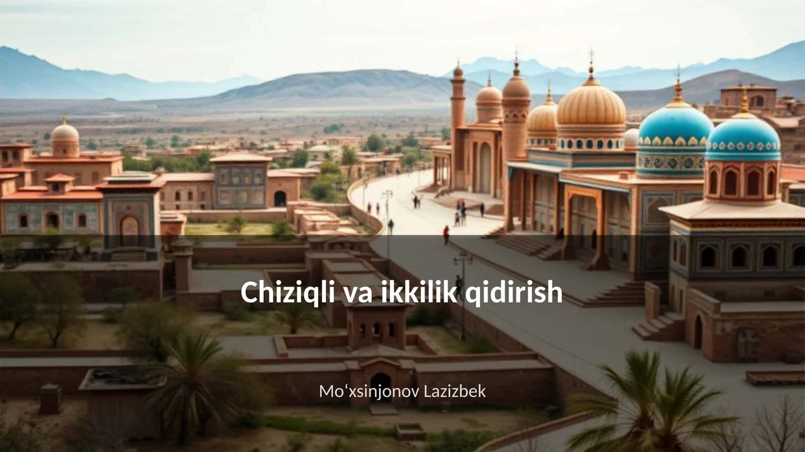 Chiziqli va ikkilik qidirish