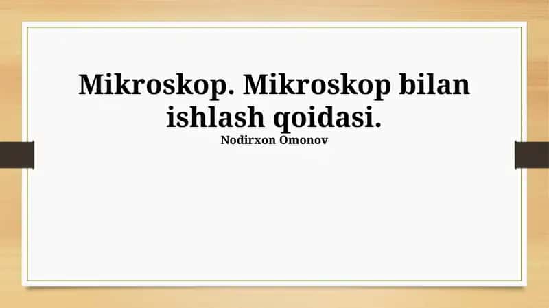 Mikroskop