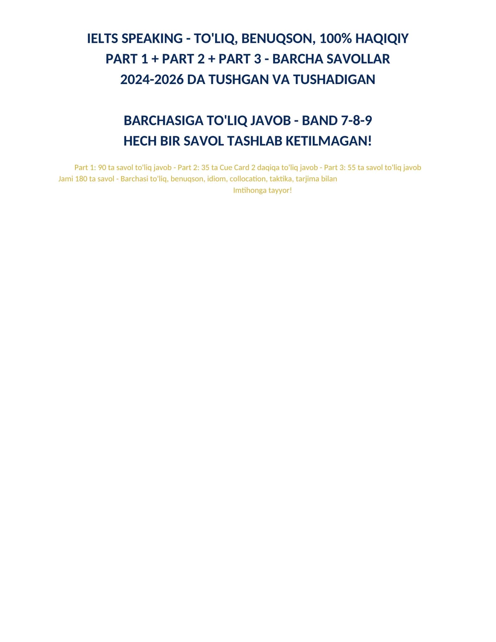 IELTS-SPEAKING-TOLIQ-BENUQSON-PART1-PART2-PART3-180ta-Savol-BARCHASI-Toliq-Javob