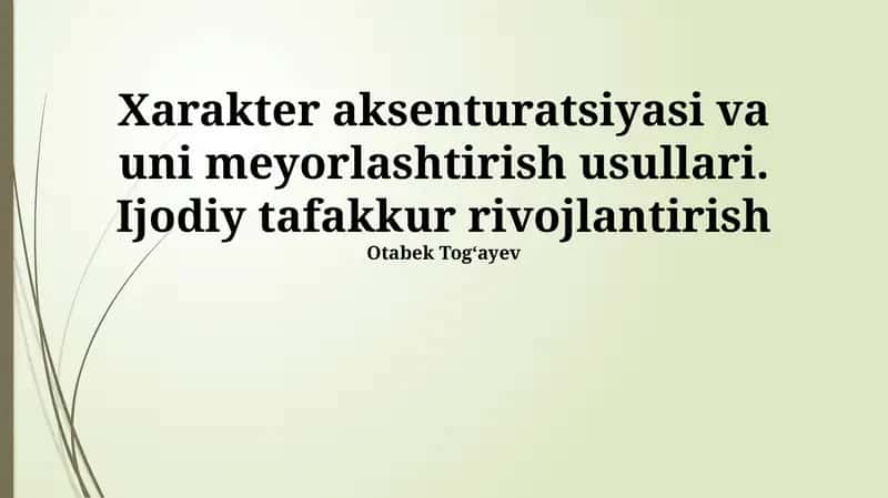 Samarali takrorlash usullari