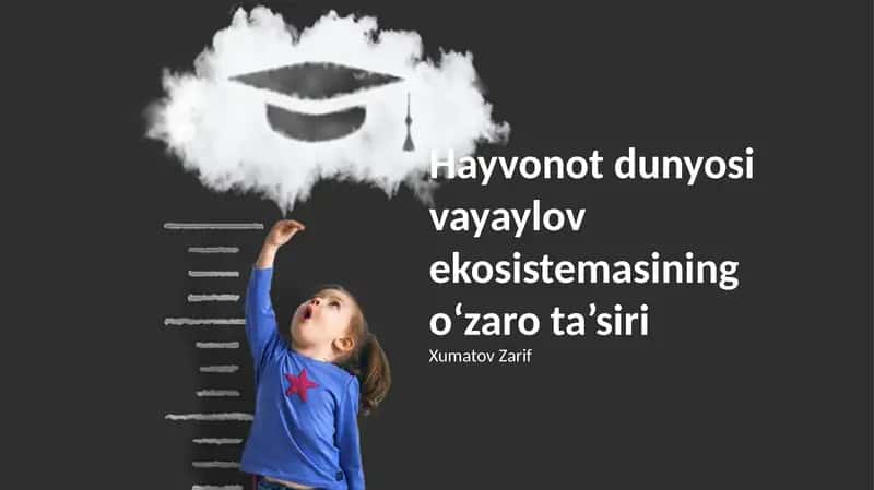 Hayvonot dunyosi vayaylov ekosistemasining o‘zaro ta’siri