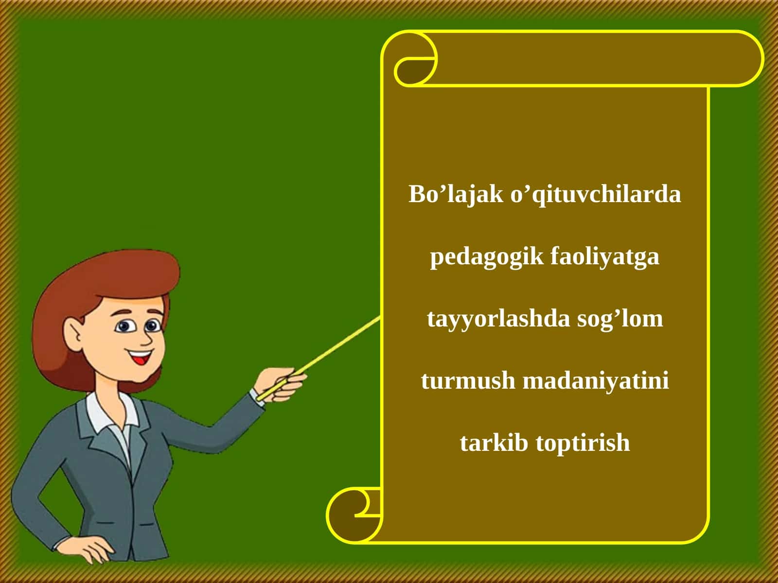 Bo’lajak o’qituvchilarda pedagogik faoliyatga tayyorlashda sog’lom turmush madaniyatini tarkib toptirish
