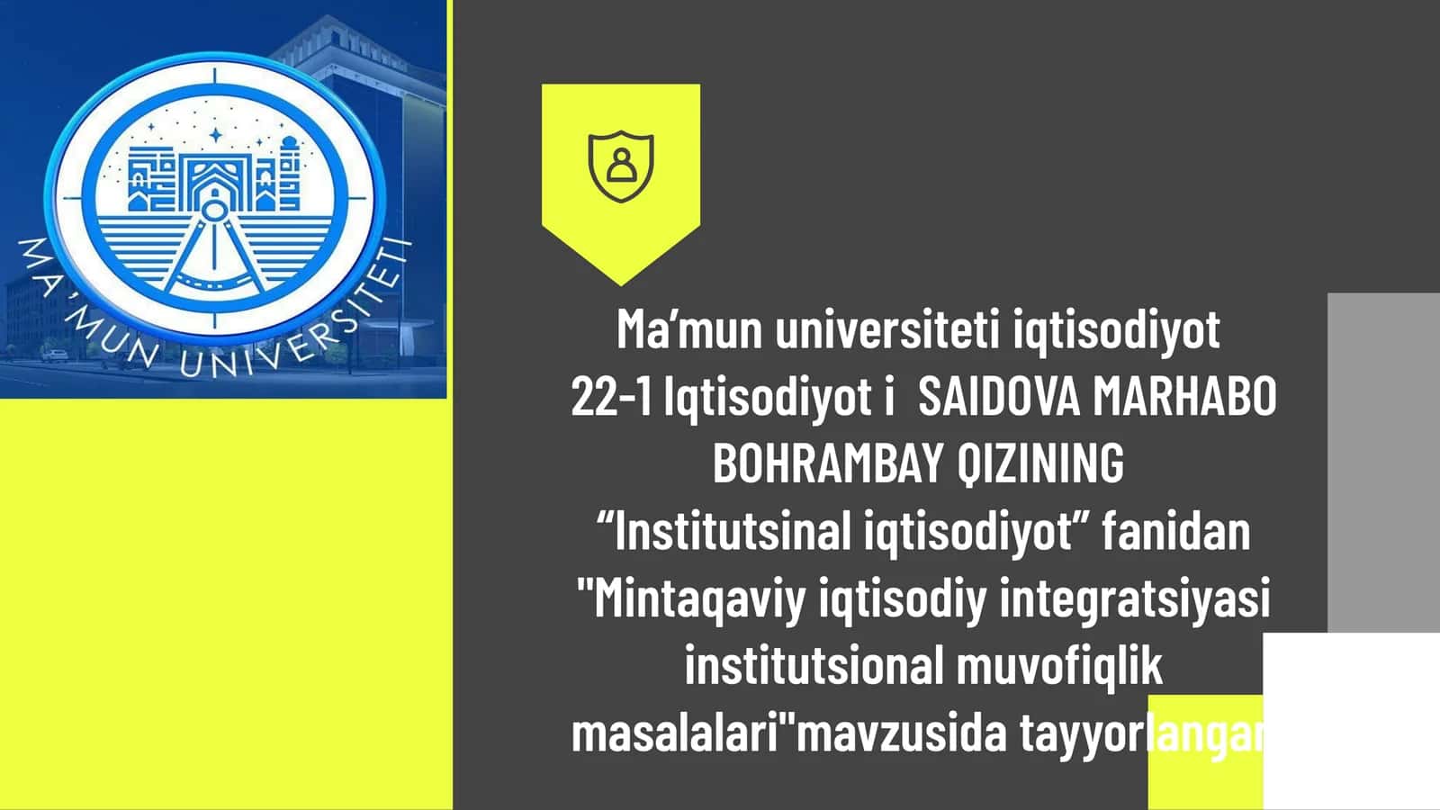 Institutsinal iqtisodiyot