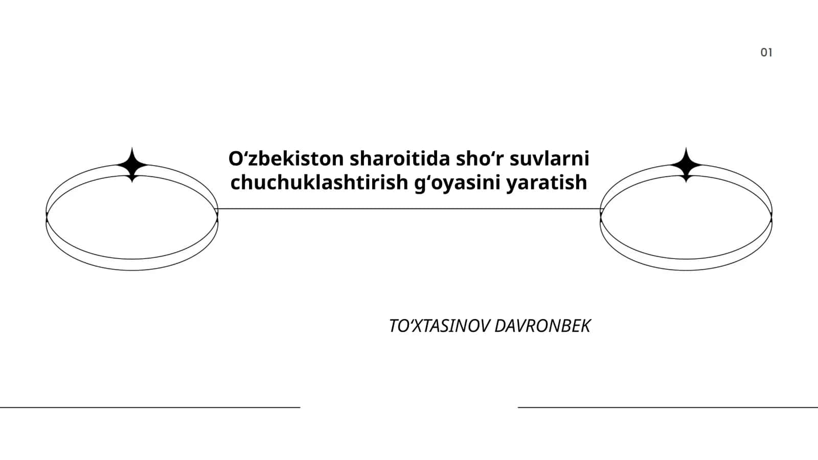 Shoʻr suvlarni chuchuklashtirish texnologiyalari