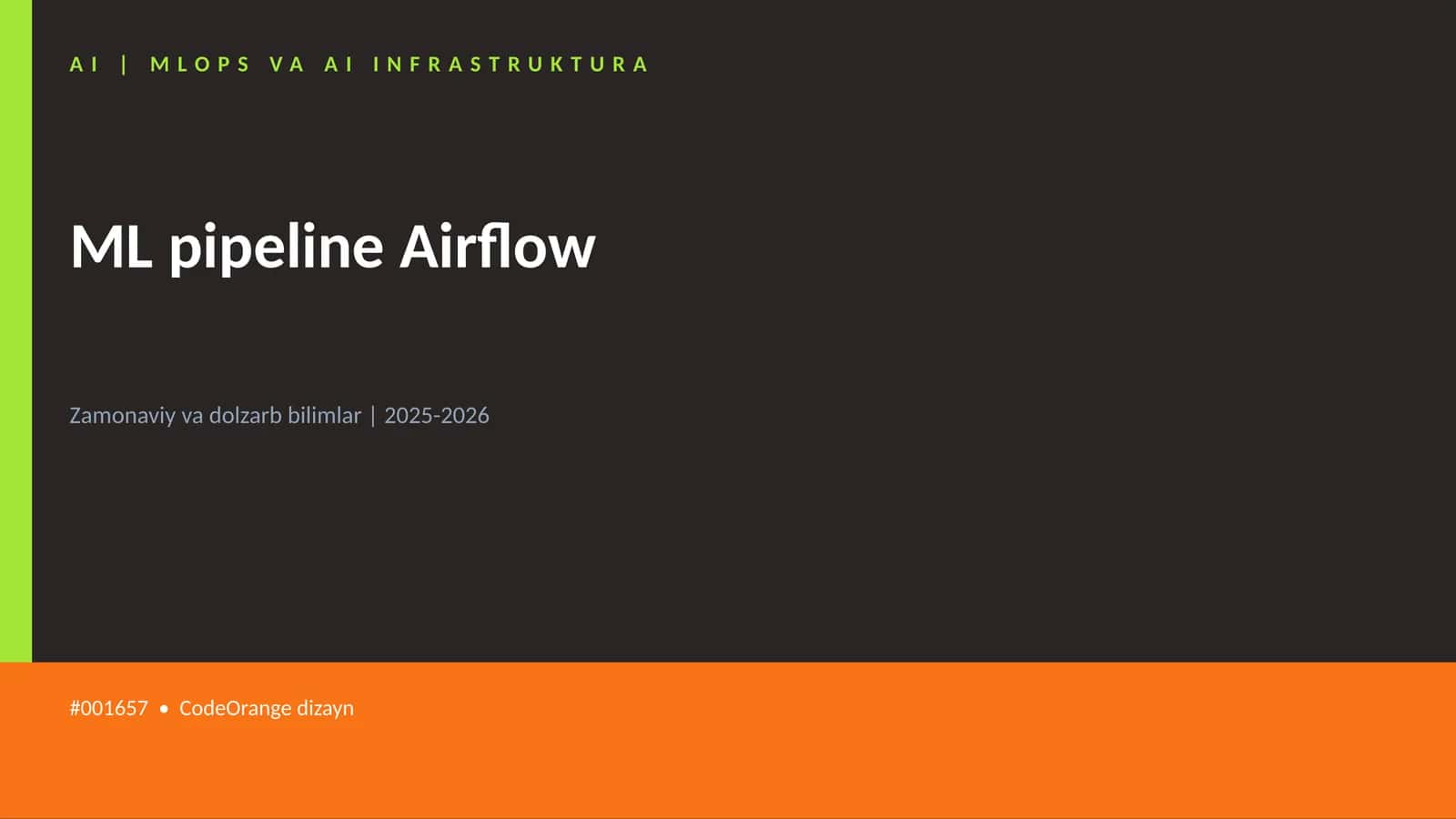 ML pipeline Airflow