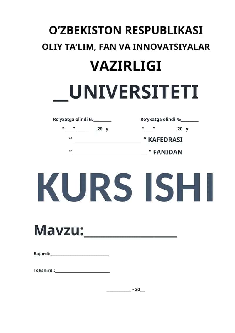 Polimer nanostrukturalar hosil bo’lishi va ularning fizik xossalari
