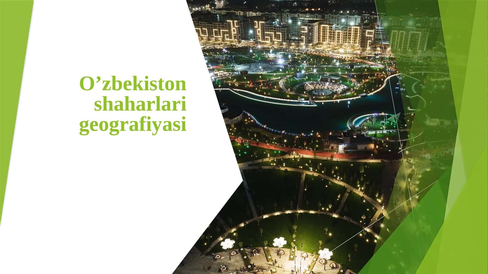 O’zbekiston shaharlari geografiyasi