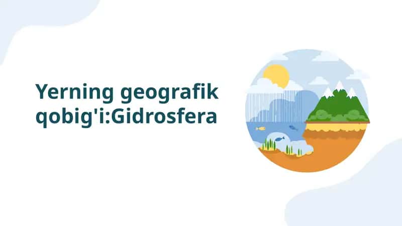 Yerning geografik qobig'i Gidrosfera
