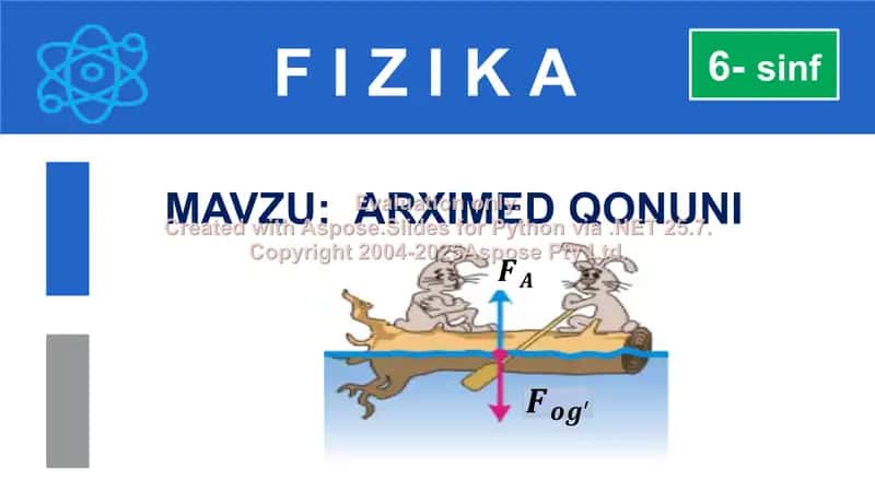 Arximed qonuni
