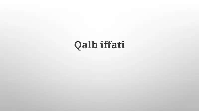 Qalbiffati